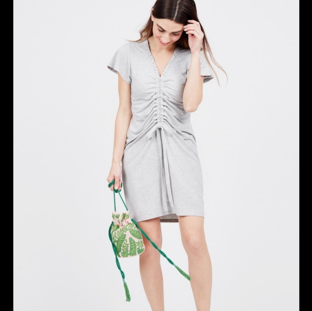 Summer and Sage Le Tote Ruched Dress Medium
